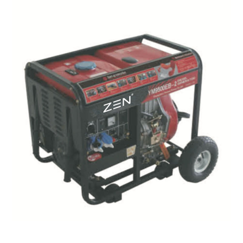 Generador diésel de tipo abierto de un solo cilindro