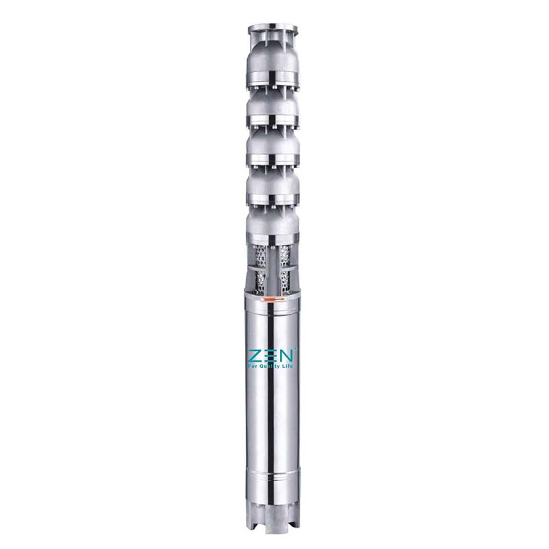 Bomba llena de agua de acero inoxidable 10QJS para pozos profundos