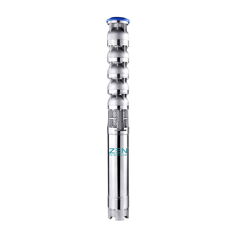Bomba llena de agua de acero inoxidable 8QJS para pozos profundos